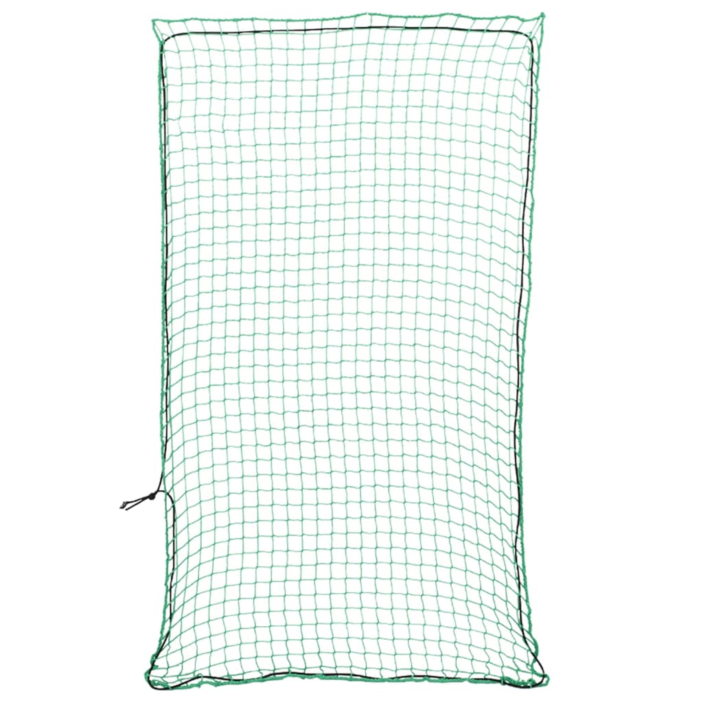 Vidaxx Anhängernetz elastisches Seil 6x3,5 m Polypropylen grün