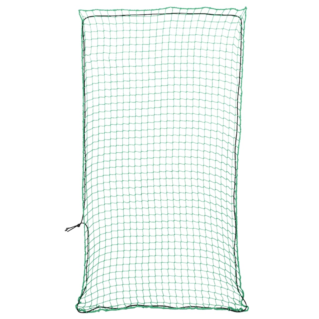 Vidaxx Anhängernetz elastisches Seil 7x3,5 m Polypropylen grün