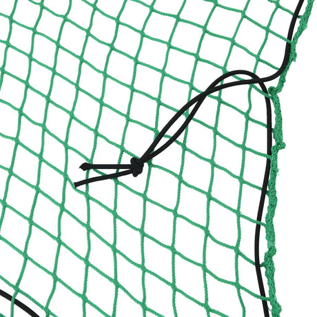 Vidaxx Anhängernetz elastisches Seil 7x3,5 m Polypropylen grün