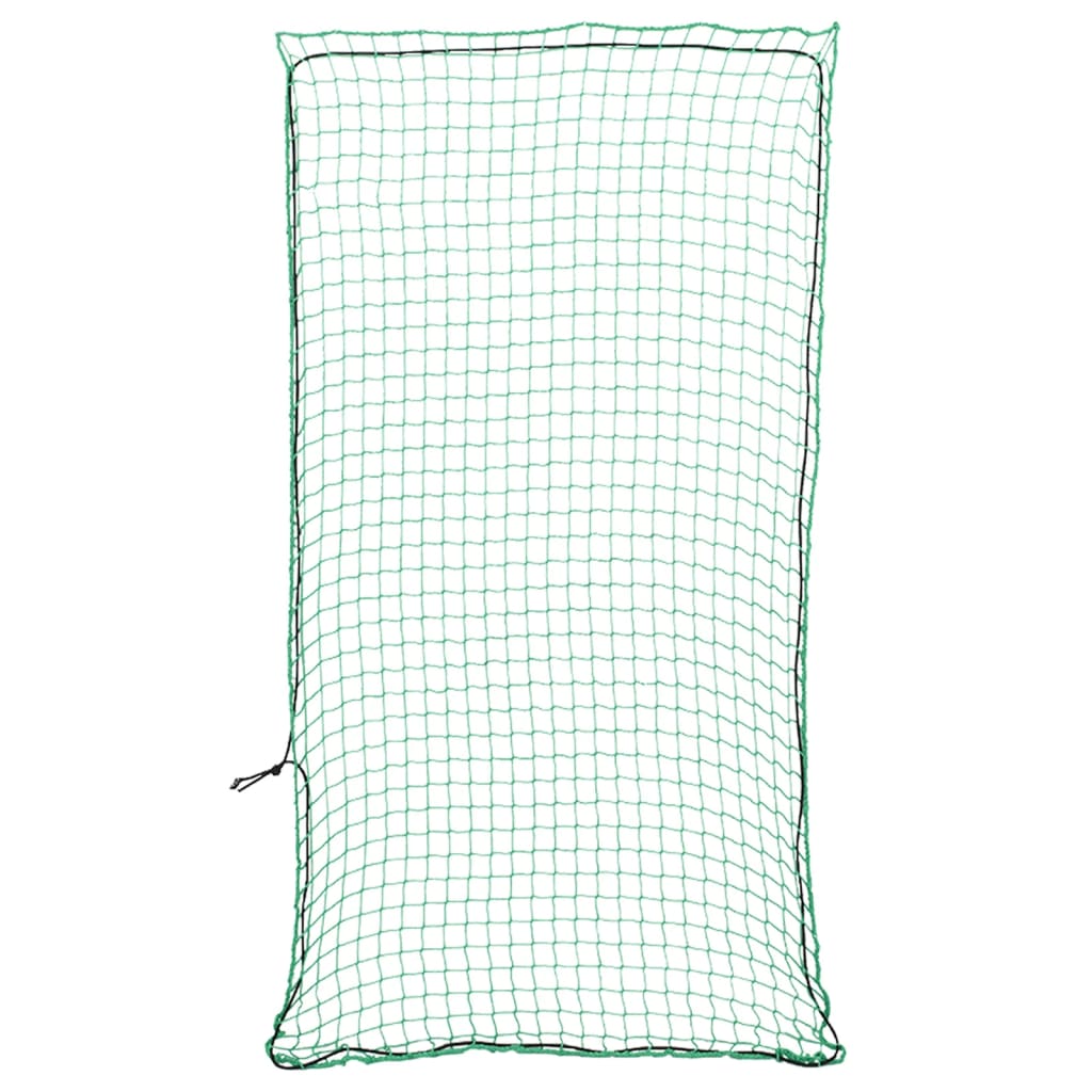 Vidaxx Anhängernetz elastisches Seil 8x3,5 m Polypropylen grün