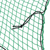 Vidaxx Anhängernetz elastisches Seil 8x3,5 m Polypropylen grün