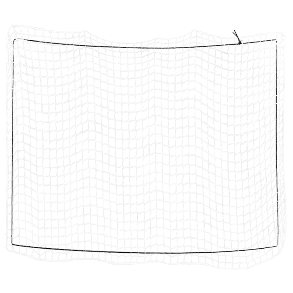 Vidaxx Anhängernetz elastisches Seil 3x2,5 m Polypropylen weiß