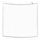 Vidaxx Anhängernetz elastisches Seil 3x3 m Polypropylen weiß
