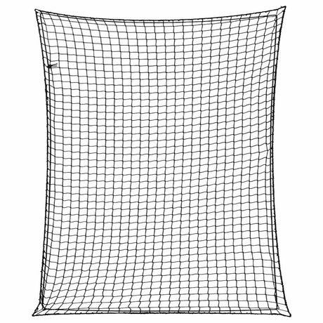 Vidaxx Anhängernetz elastisches Seil 3x2,5 m Polypropylen schwarz