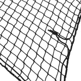 Vidaxx Anhängernetz elastisches Seil 3x2,5 m Polypropylen schwarz