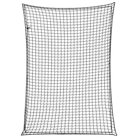 Vidaxx Anhängernetz elastisches Seil 3,5x2,5 m Polypropylen schwarz
