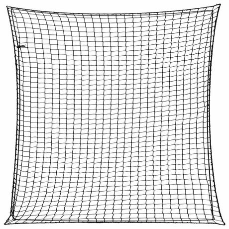 Vidaxx Anhängernetz elastisches Seil 3x3 m Polypropylen schwarz