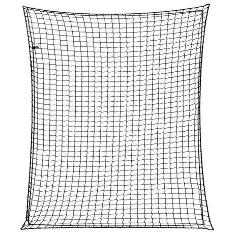 Vidaxx Anhängernetz elastisches Seil 3,5x3 m Polypropylen schwarz