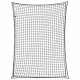 Vidaxx Anhängernetz elastisches Seil 4x3 m Polypropylen schwarz