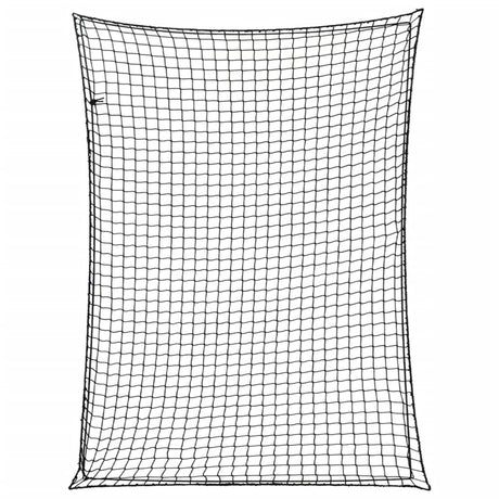 Vidaxx Anhängernetz elastisches Seil 4x3 m Polypropylen schwarz