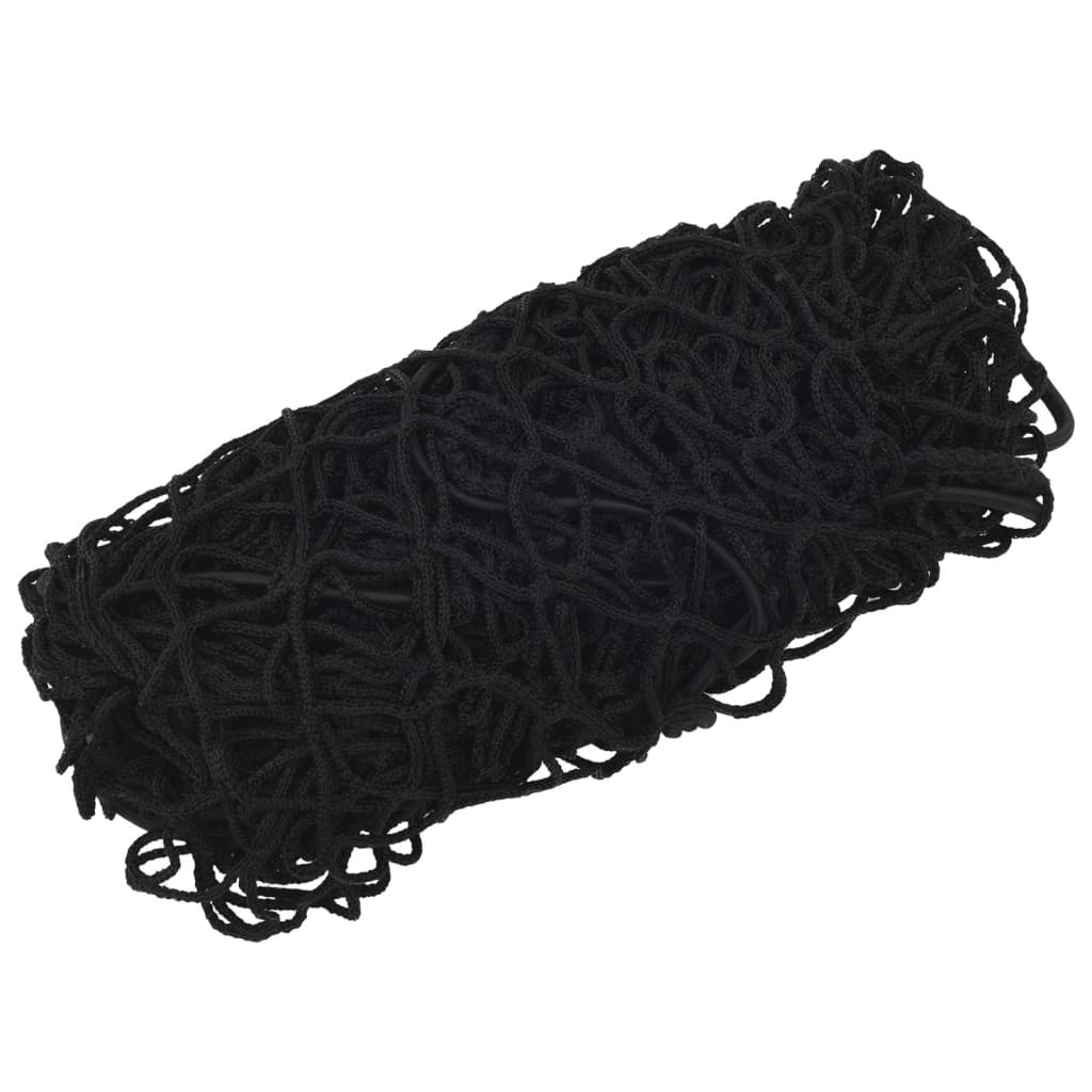 Vidaxx Anhängernetz elastisches Seil 5x3,5 m Polypropylen schwarz