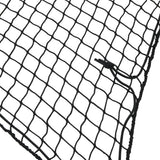 Vidaxx Anhängernetz elastisches Seil 5x3,5 m Polypropylen schwarz