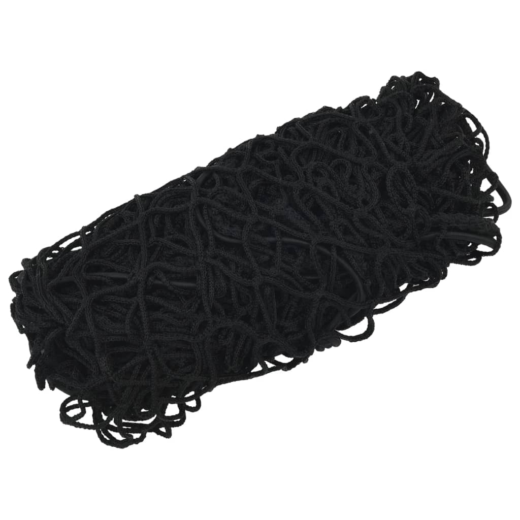 Vidaxx Anhängernetz elastisches Seil 6x3,5 m Polypropylen schwarz