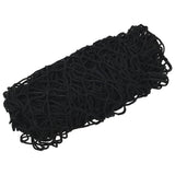 Vidaxx Anhängernetz elastisches Seil 6x3,5 m Polypropylen schwarz