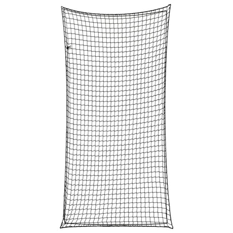 Vidaxx Anhängernetz elastisches Seil 7x3,5 m Polypropylen schwarz