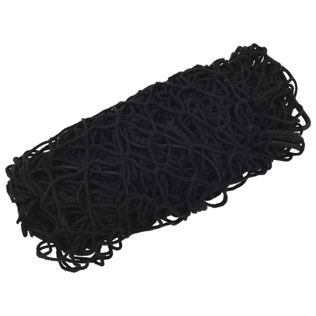 Vidaxx Anhängernetz elastisches Seil 7x3,5 m Polypropylen schwarz