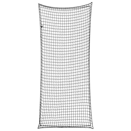 Vidaxx Anhängernetz elastisches Seil 8x3,5 m Polypropylen schwarz