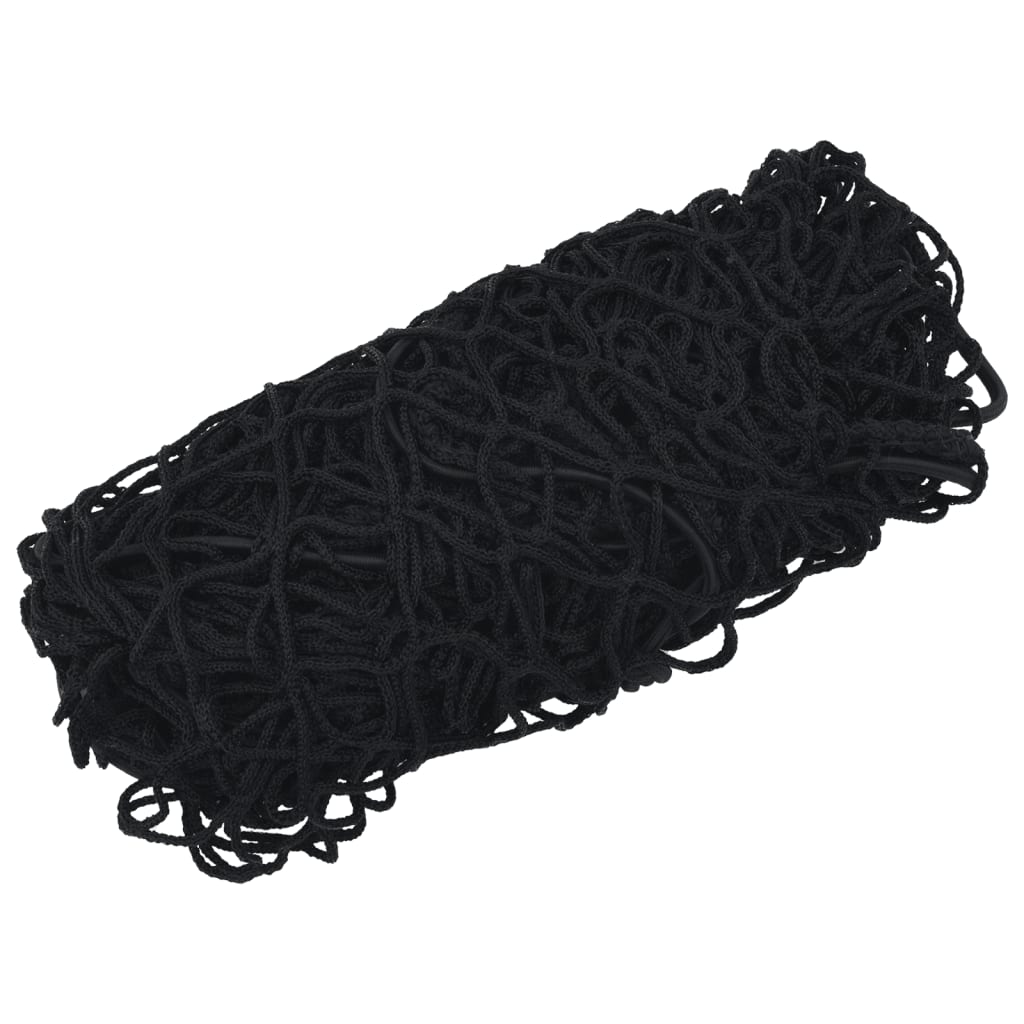 Vidaxx Anhängernetz elastisches Seil 8x3,5 m Polypropylen schwarz