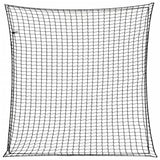 Vidaxx Anhängernetz elastisches Seil 4x4 m Polypropylen schwarz