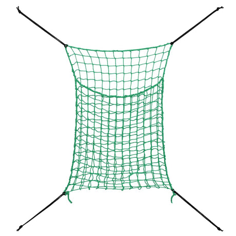 Vidaxx Heunetze 2 Stück 90x60 cm rechteckig Polypropylen grün
