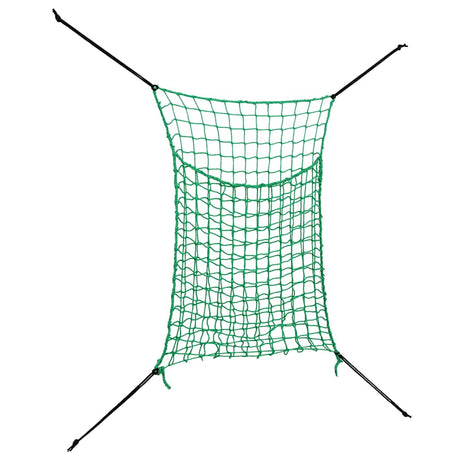 Vidaxx Heunetze 2 Stk. 200x120 cm rechteckig Polypropylen grün