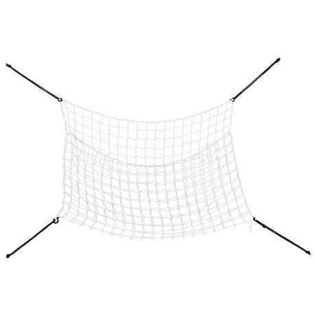 Vidaxx Heunetze 2 Stk. 200x120 cm rechteckig Polypropylen weiß
