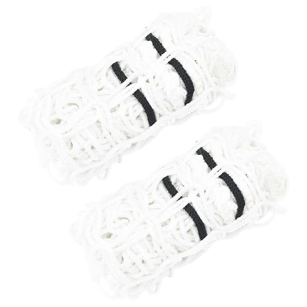 Vidaxx Heunetze 2 Stk. 100x100 cm rund Polypropylen weiß