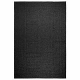 VidaXL Teppich Zizur Indoor und Outdoor 240x340cm Juteoptik Anthrazit