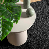 VidaXL Teppich Zizur drinnen und draußen 60x110 cm Juteoptik Anthrazit