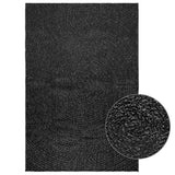 VidaXL Teppich Zizur Indoor und Outdoor 120x170cm Juteoptik Anthrazit