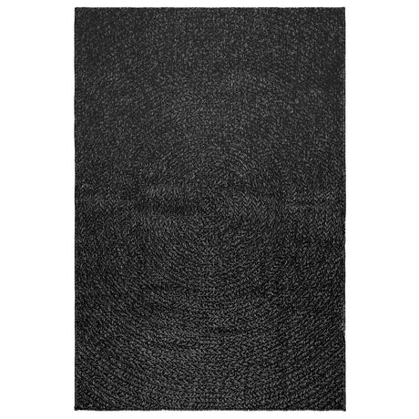 VidaXL Teppich Zizur Indoor und Outdoor 120x170cm Juteoptik Anthrazit