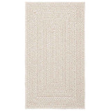VidaXL Teppich Zizur Creme drinnen und draußen 60x110 cm Juteoptik
