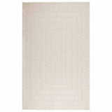 VidaXL Teppich Zizur Creme drinnen und draußen 160x230 cm Juteoptik
