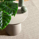 VidaXL Teppich Zizur Creme drinnen und draußen 200x290 cm Juteoptik