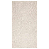 VidaXL Teppich Zizur Creme drinnen und draußen 80x150 cm Juteoptik