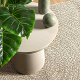VidaXL Teppich Zizur Creme drinnen und draußen 80x200 cm Juteoptik