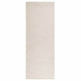 VidaXL Teppich Zizur Creme drinnen und draußen 80x200 cm Juteoptik