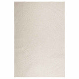 VidaXL Teppich Zizur Creme drinnen und draußen 160x230 cm Juteoptik