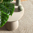 VidaXL Teppich Zizur Creme drinnen und draußen 240x240 cm Juteoptik