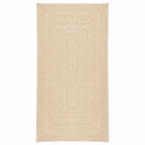 VidaXL Teppich Zizur Beige drinnen und draußen 60x110 cm Juteoptik