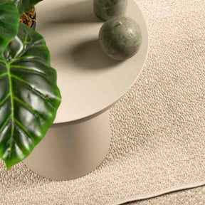 VidaXL Teppich Zizur Beige drinnen und draußen 80x250 cm Juteoptik