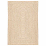 VidaXL Teppich Zizur Beige drinnen und draußen 140x200 cm Juteoptik