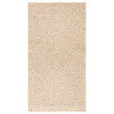 VidaXL Teppich Zizur Beige drinnen und draußen 60x110 cm Juteoptik