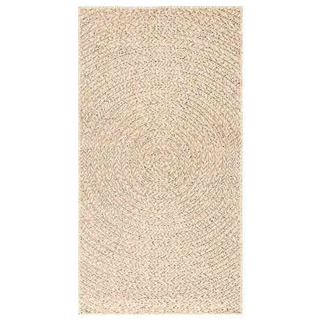 VidaXL Teppich Zizur Beige drinnen und draußen 60x110 cm Juteoptik