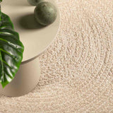VidaXL Teppich Zizur Beige drinnen und draußen 60x110 cm Juteoptik