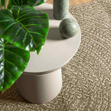 VidaXL Teppich Zizur Beige drinnen und draußen 80x250 cm Juteoptik