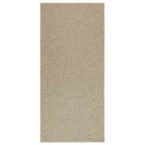 VidaXL Teppich Zizur Beige drinnen und draußen 100x200 cm Juteoptik