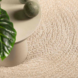 VidaXL Teppich Zizur Beige drinnen und draußen 120x170 cm Juteoptik