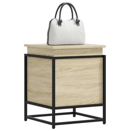 Vidaxx Aufbewahrungsbox mit Deckel 40x40x51,5 cm Holzwerkstoff Sonoma-Eiche