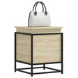 Vidaxx Aufbewahrungsbox mit Deckel 40x40x51,5 cm Holzwerkstoff Sonoma-Eiche